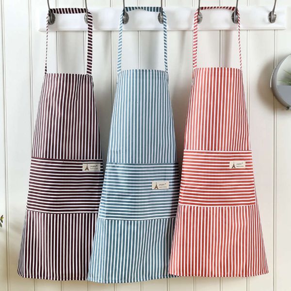 apron coverlet household clothes vertical strip with sleeve women's waterproof apron suit korean fashion kitchen home oil
apron coverlet household clothes vertical strip with sleeve women's waterproof apron suit korean fashion kitchen home oil