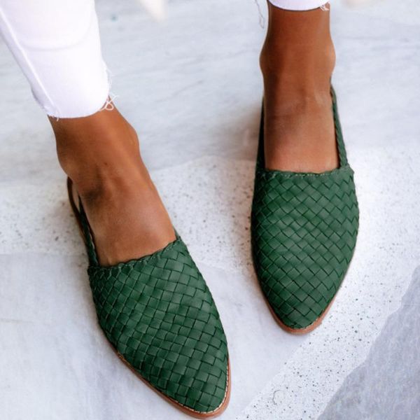 sandals casual women flat shoes pointed toe weave female slp on fashion for ladies women's footwear summer sandales, Black
sandals casual women flat shoes pointed toe weave female slp on fashion for ladies women's footwear summer sandales, Black