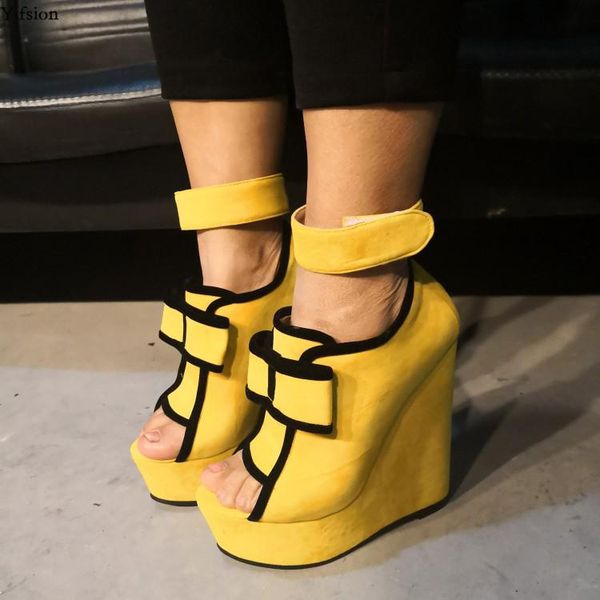 olomm women platform sandals wedges high heels shoes peep toe charm yellow dress party us plus size 5-15, Black
olomm women platform sandals wedges high heels shoes peep toe charm yellow dress party us plus size 5-15, Black
