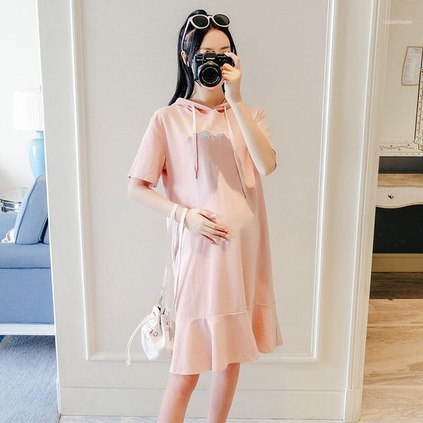 summer hooded pregnant women knitted dress fashion letters embroidery cotton maternity clothes plus size pregnancy dress1 dresses, White
summer hooded pregnant women knitted dress fashion letters embroidery cotton maternity clothes plus size pregnancy dress1 dresses, White