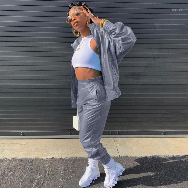 women's two piece pants fashion leisure sport set solid color zipper long sleeve jacket short sweatpants suit autumn two-piece, White
women's two piece pants fashion leisure sport set solid color zipper long sleeve jacket short sweatpants suit autumn two-piece, White