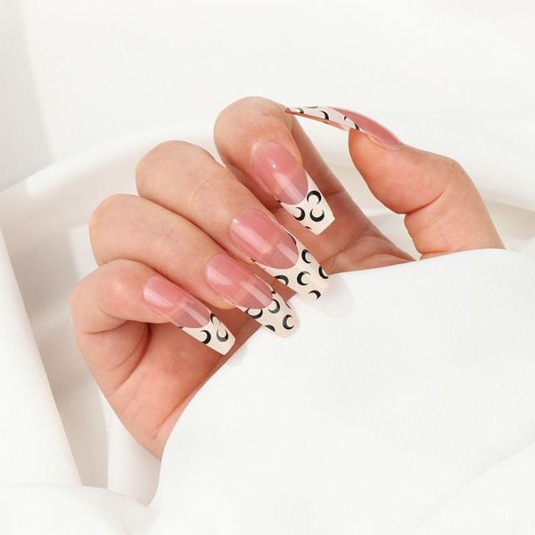 false nails 24pcs/box press on detachable moon pattern coffin ballerina stiletto fake full cover acrylic nail tips, Red;gold
false nails 24pcs/box press on detachable moon pattern coffin ballerina stiletto fake full cover acrylic nail tips, Red;gold