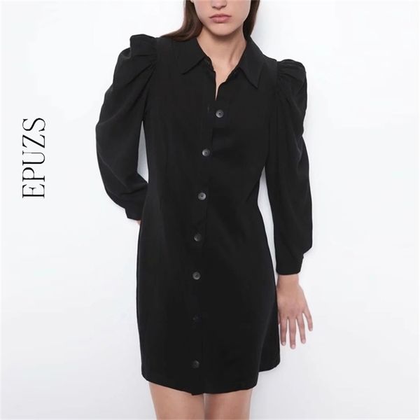 winter puffy sleeve long shirt womens vintage button black casual blouses korean office dress 210521, White
winter puffy sleeve long shirt womens vintage button black casual blouses korean office dress 210521, White