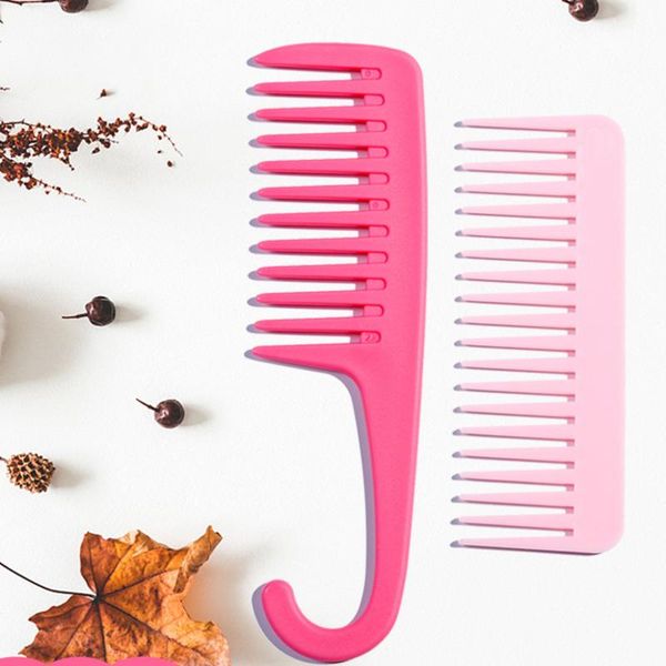 hair brushes large wide tooth combs with curved hook detangling big teeth hairdressing reduce loss comb salon styling tool, Silver
hair brushes large wide tooth combs with curved hook detangling big teeth hairdressing reduce loss comb salon styling tool, Silver