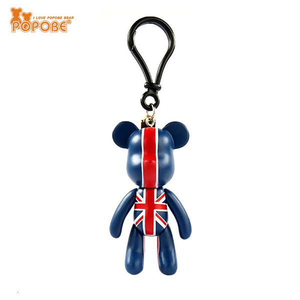 key chain popobe genuine violent bear 3-inch british flag pvc blue rice word gift, Silver
key chain popobe genuine violent bear 3-inch british flag pvc blue rice word gift, Silver