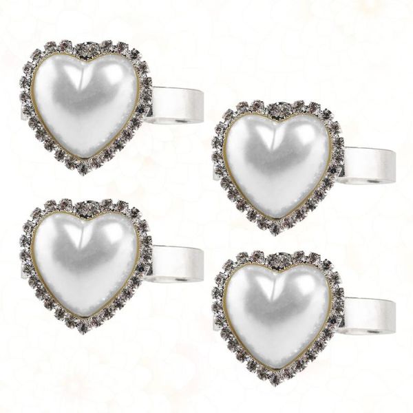 napkin rings 4pcs pearl heart shaped decorative holders buckles for wedding banquet party (white)
napkin rings 4pcs pearl heart shaped decorative holders buckles for wedding banquet party (white)