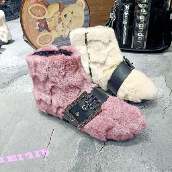 boots female winter warm trendy square buckle rhinestone large size brand customization., Black
boots female winter warm trendy square buckle rhinestone large size brand customization., Black