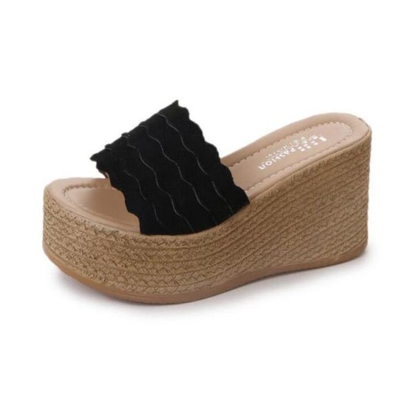 dress shoes mhyons summer woman platform bath slippers wedge beach flip flops high heel for women band ladies 2021, Black
dress shoes mhyons summer woman platform bath slippers wedge beach flip flops high heel for women band ladies 2021, Black