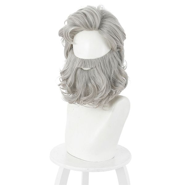 movie the christmas chronicles cosplay silver gray santa claus wig beard curly facial hair wigs xmas + wig cap, Black
movie the christmas chronicles cosplay silver gray santa claus wig beard curly facial hair wigs xmas + wig cap, Black