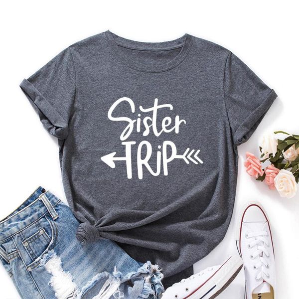women's t-shirt sister letter print t shirts harajuku aesthetic cartoon funny graphic women cute kawaii tees, White
women's t-shirt sister letter print t shirts harajuku aesthetic cartoon funny graphic women cute kawaii tees, White