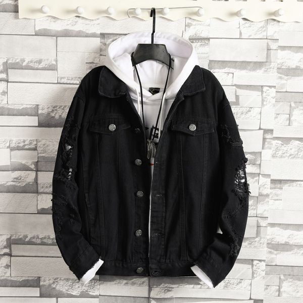 men's jackets jaqueta jeans masculina de primavera e outono, jaqueta solta com buraco coreano, para homens jovens, cor sólida, plus siz, Black;brown
men's jackets jaqueta jeans masculina de primavera e outono, jaqueta solta com buraco coreano, para homens jovens, cor sólida, plus siz, Black;brown