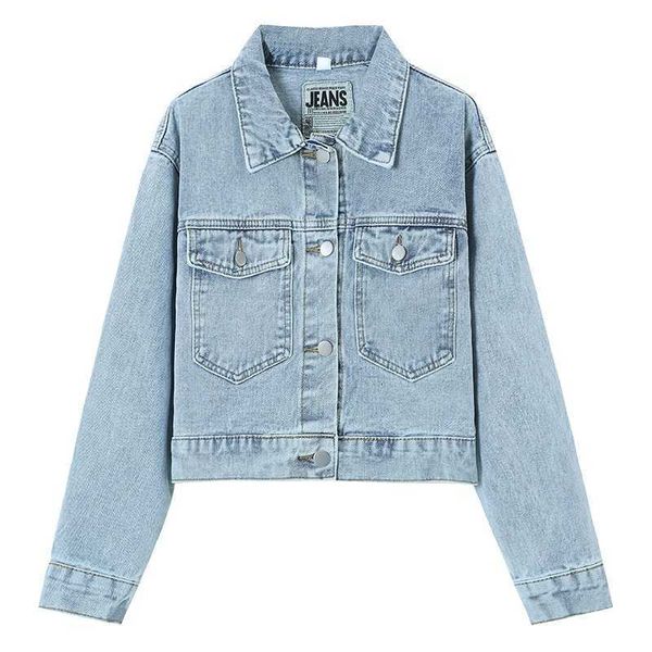 2021 autumn winter denim coat women's loose bf korean short ins versatile net red long sleeve student top, Black;brown
2021 autumn winter denim coat women's loose bf korean short ins versatile net red long sleeve student top, Black;brown