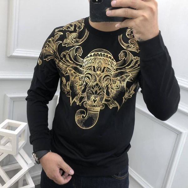 men's t-shirts fashion luxury printed long sleeve t shirt men o neck pullover sweatshirt spring autumn black white casual graphic tees, White;black
men's t-shirts fashion luxury printed long sleeve t shirt men o neck pullover sweatshirt spring autumn black white casual graphic tees, White;black