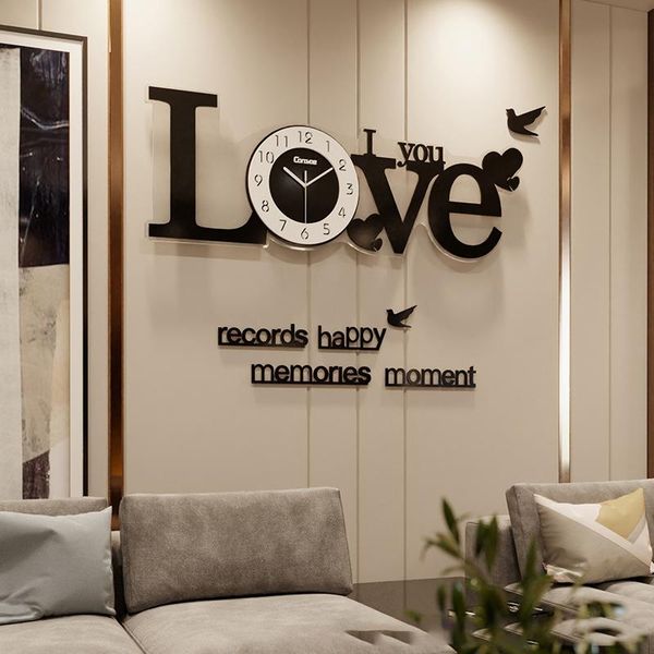 no punching wall clock modern love horloge diy mirror sticker art poster mute clocks for living room bedroom
no punching wall clock modern love horloge diy mirror sticker art poster mute clocks for living room bedroom