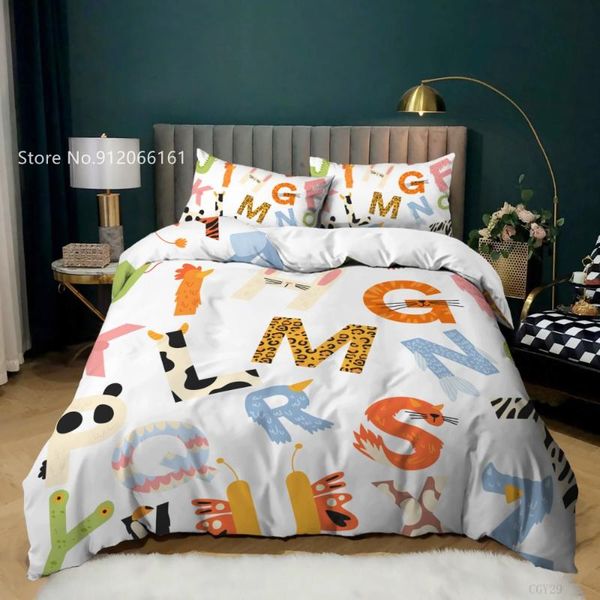 bedding sets animal alphabet set cartoon lovely cows duvet cover 3d print single king bed quilt kids bedroom bedspread
bedding sets animal alphabet set cartoon lovely cows duvet cover 3d print single king bed quilt kids bedroom bedspread