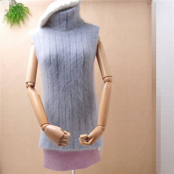 women's sweaters ladies women fashion hairy striped mink cashmere turtleneck slit tail slim pullover angora fur winter jumper sweater, White;black
women's sweaters ladies women fashion hairy striped mink cashmere turtleneck slit tail slim pullover angora fur winter jumper sweater, White;black