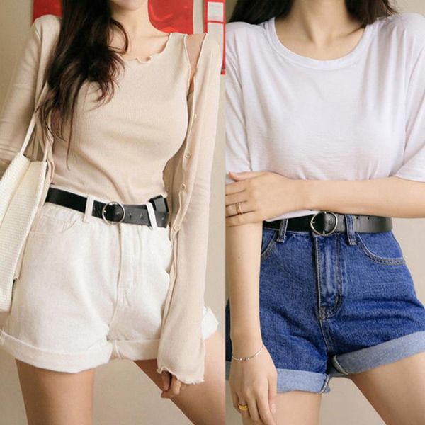 women's shorts 2021 women summer solid color high waist cuffed stretch elastic wide leg pocket short jeans denim s-2xl, White;black
women's shorts 2021 women summer solid color high waist cuffed stretch elastic wide leg pocket short jeans denim s-2xl, White;black