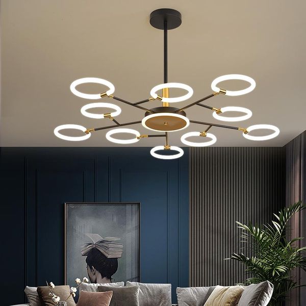 matte black/white finished modern led chandelier for living room bedroom study adjustable fixture pendant lamps
matte black/white finished modern led chandelier for living room bedroom study adjustable fixture pendant lamps