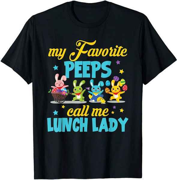easter bunny my favorite peeps call me lunch lady tshirt men boys t-shirt, White;black
easter bunny my favorite peeps call me lunch lady tshirt men boys t-shirt, White;black
