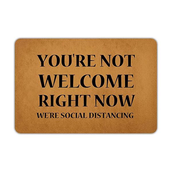 carpets funny welcome mat for hallway you're not right now we're social distancing doormat entrance door mats outdoor rug
carpets funny welcome mat for hallway you're not right now we're social distancing doormat entrance door mats outdoor rug