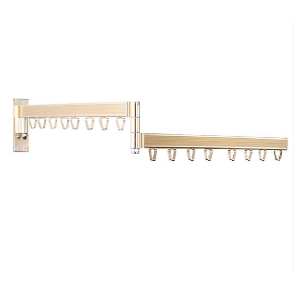foldable wall-mounted drying rack indoor balcony retractable hangers & racks