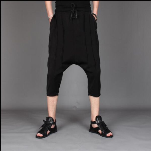 m-3xl 2021 summer men's korean seven points casual pants personality hair stylist big crotch thin feet tide, Black
m-3xl 2021 summer men's korean seven points casual pants personality hair stylist big crotch thin feet tide, Black