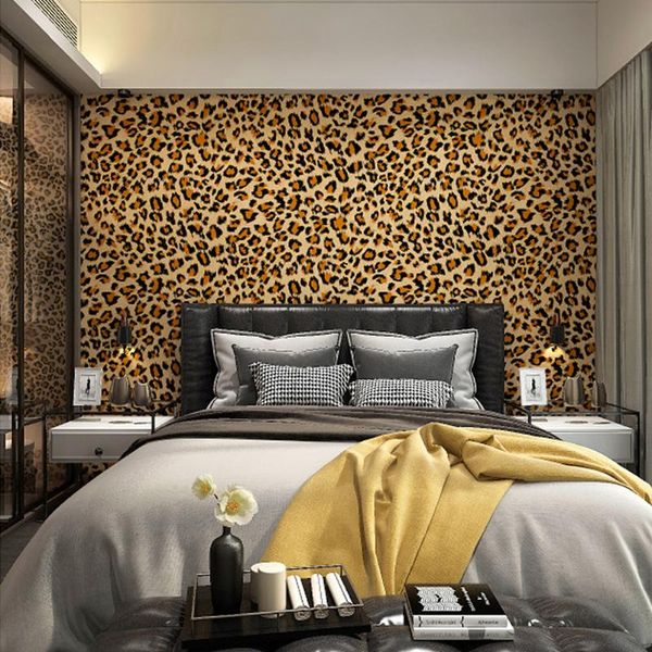 fashion leopard texture wallpaper waterproof pvc 3d wall paper sticker grain home el clothing store decoration 9.5m wallpapers 
fashion leopard texture wallpaper waterproof pvc 3d wall paper sticker grain home el clothing store decoration 9.5m wallpapers