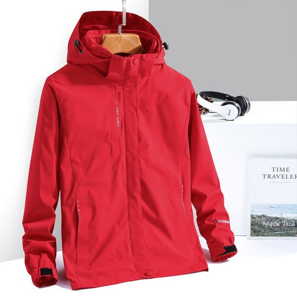 autumn and winter stormsuit women's three in one detachable two-piece set of bright red factory clothes advertising printed, Black;brown
autumn and winter stormsuit women's three in one detachable two-piece set of bright red factory clothes advertising printed, Black;brown