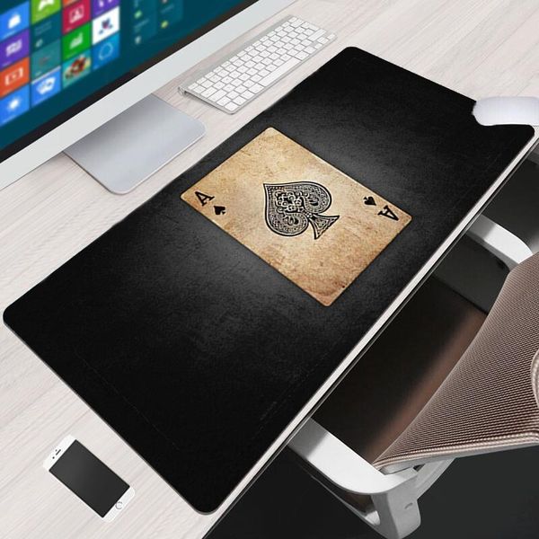 mouse pads & wrist rests spade a poker pad stitched large gaming accessories computer mousepad fashion keyboard desk mat for pc gamer
mouse pads & wrist rests spade a poker pad stitched large gaming accessories computer mousepad fashion keyboard desk mat for pc gamer