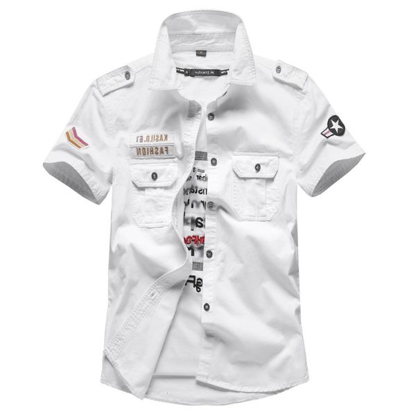 shirtssummer tough man outdoor casual large military epaulets pure cotton youth short sleeve men's shirt, White;black
shirtssummer tough man outdoor casual large military epaulets pure cotton youth short sleeve men's shirt, White;black