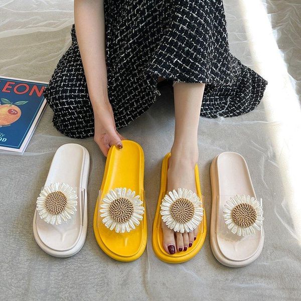 fashion ladies slippers summer outdoor daisy sandals flat flip-flops non-slip bathroom and shoes, Black
fashion ladies slippers summer outdoor daisy sandals flat flip-flops non-slip bathroom and shoes, Black