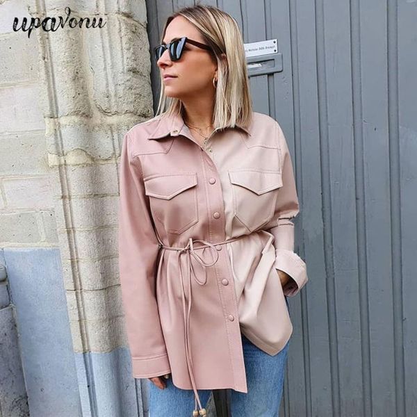 streetwear colorblock pu leather women cardigan button belt lace-up fashion long sleeve shirt 2021 women's blouses & shirts, White
streetwear colorblock pu leather women cardigan button belt lace-up fashion long sleeve shirt 2021 women's blouses & shirts, White