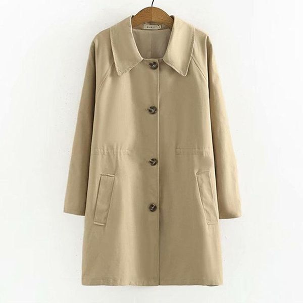 plus size outerwear & coats women clothing trench coat 2021 autumn ladies show thin drawstring waist leisure 808, Black
plus size outerwear & coats women clothing trench coat 2021 autumn ladies show thin drawstring waist leisure 808, Black