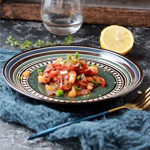 round nordic style ceramics western plates creativity modern salad dinnerware simplicity assiettetable decoration ek50cp dishes &
round nordic style ceramics western plates creativity modern salad dinnerware simplicity assiettetable decoration ek50cp dishes &
