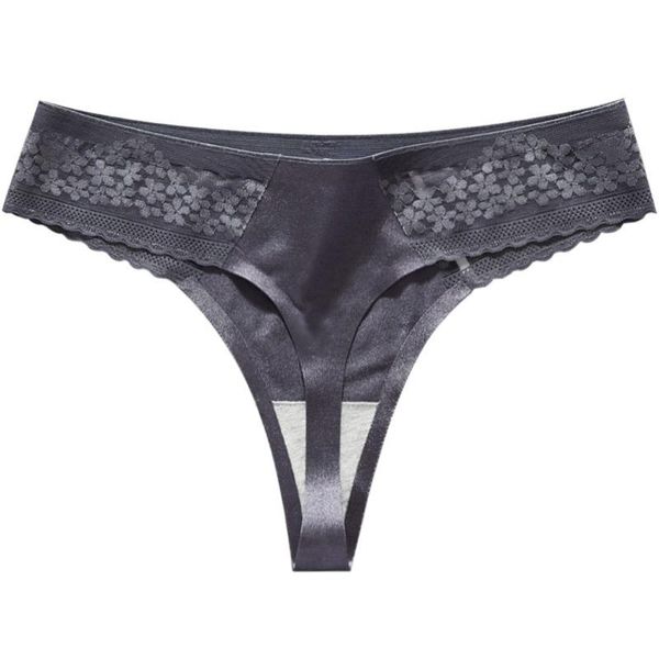 women's panties ice silk seamless smooth half-pack hip thin lace flower low-waist solid color thong, Black;pink
women's panties ice silk seamless smooth half-pack hip thin lace flower low-waist solid color thong, Black;pink