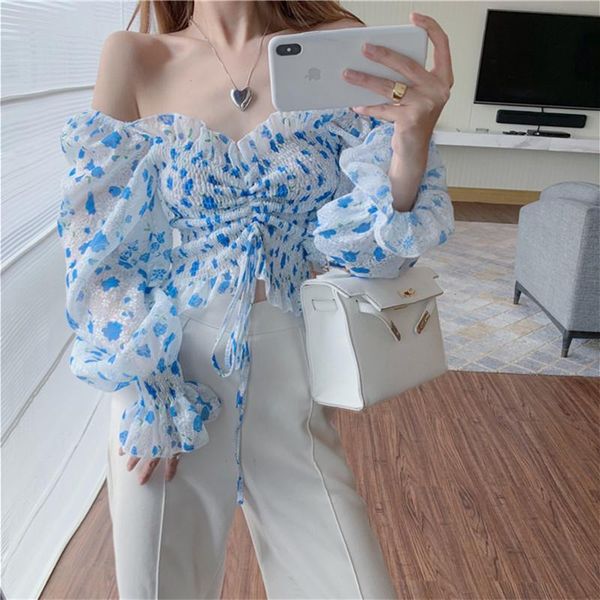 women's blouses & shirts hzirip chic fashion design floral puff sleeve autumn 021 all-match trend drawstring ladies long-sleeved s, White
women's blouses & shirts hzirip chic fashion design floral puff sleeve autumn 021 all-match trend drawstring ladies long-sleeved s, White