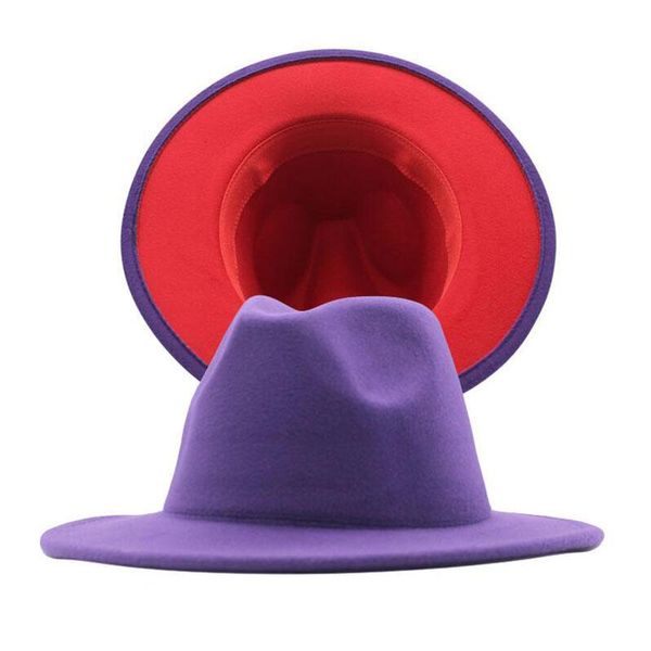 wide brim hats 2021 yellow red patchwork felt jazz hat cap men women flat wool blend fedora panama trilby vintage, Blue;gray
wide brim hats 2021 yellow red patchwork felt jazz hat cap men women flat wool blend fedora panama trilby vintage, Blue;gray