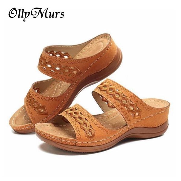 slippers ollymurs retro brand women slipper pllus size 35-46 summer beach slides flip flops outdoor flat pu leather shoes, Black
slippers ollymurs retro brand women slipper pllus size 35-46 summer beach slides flip flops outdoor flat pu leather shoes, Black