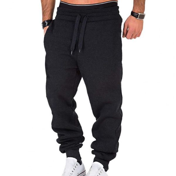 men's pants men casual trousers mid waist sports training handsome fitness male autumn winter, Black
men's pants men casual trousers mid waist sports training handsome fitness male autumn winter, Black