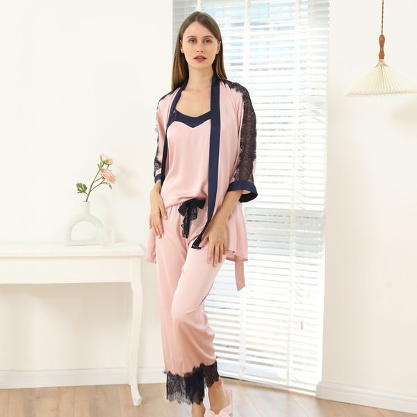 women's sleepwear pajamas set for women satin lace patchwork kimono bathrobe gown v-neck nightwear pijamas loose intimate lingerie, Black;red
women's sleepwear pajamas set for women satin lace patchwork kimono bathrobe gown v-neck nightwear pijamas loose intimate lingerie, Black;red