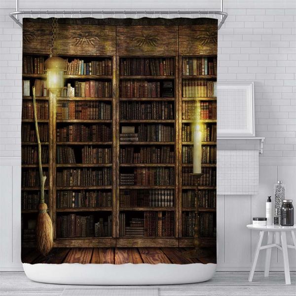 shower curtains old bookstore printing hook bathroom frabic waterproof product polyester set with hooks rings 180x180cm
shower curtains old bookstore printing hook bathroom frabic waterproof product polyester set with hooks rings 180x180cm