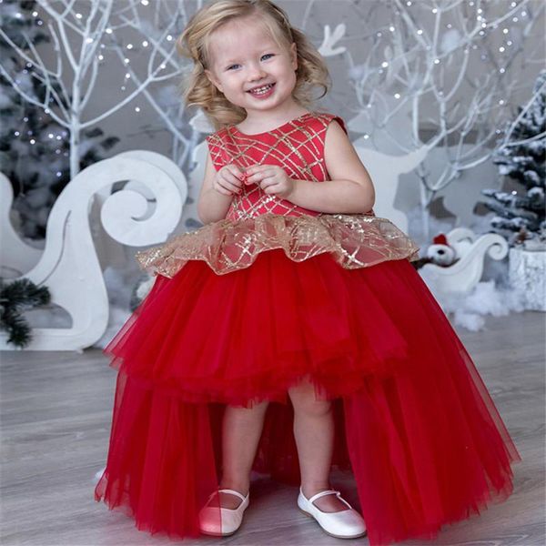 girl's dresses high-low girls kids princess o-neck sequins bow clothes open back toddler girl birthday dress, Red;yellow
girl's dresses high-low girls kids princess o-neck sequins bow clothes open back toddler girl birthday dress, Red;yellow