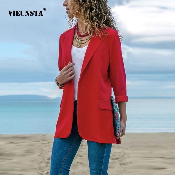 women's jackets vieunsta 2021 women long sleeve jacket fashion slim fit open front coat spring autumn solid office lady work wear outer, Black;brown
women's jackets vieunsta 2021 women long sleeve jacket fashion slim fit open front coat spring autumn solid office lady work wear outer, Black;brown