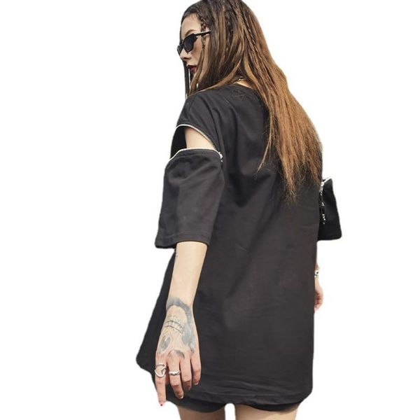 women zipper holes t shirt 2021 short sleeve loose summer half zqy6878 women's t-shirt, White
women zipper holes t shirt 2021 short sleeve loose summer half zqy6878 women's t-shirt, White