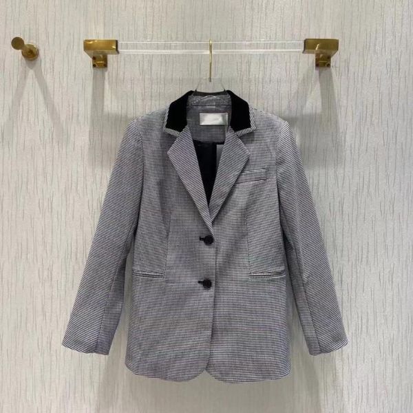 women's suits & blazers 2021 winter women fashion runway jacket blazer long sleeve houndstooth single breasted coat overcoat, White;black
women's suits & blazers 2021 winter women fashion runway jacket blazer long sleeve houndstooth single breasted coat overcoat, White;black