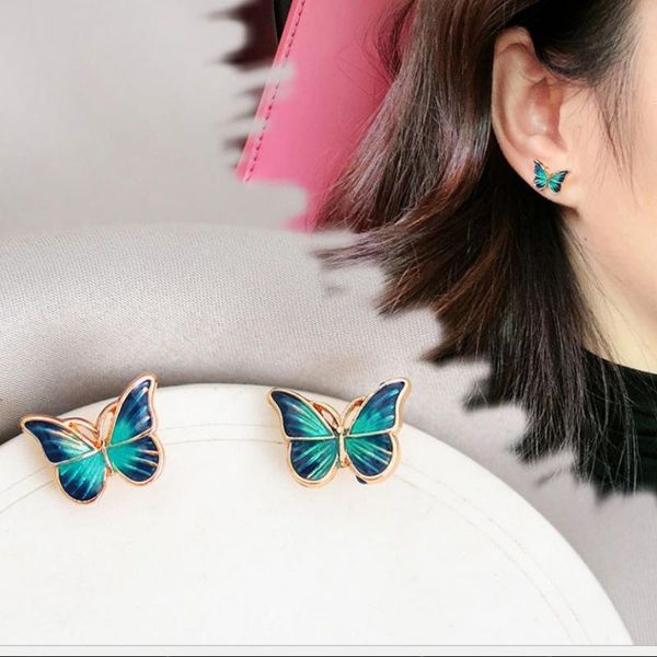 stud korean green butterfly earrings for women brincos oorbellen simple personality fashion jewelry cute small 2021, Golden;silver
stud korean green butterfly earrings for women brincos oorbellen simple personality fashion jewelry cute small 2021, Golden;silver