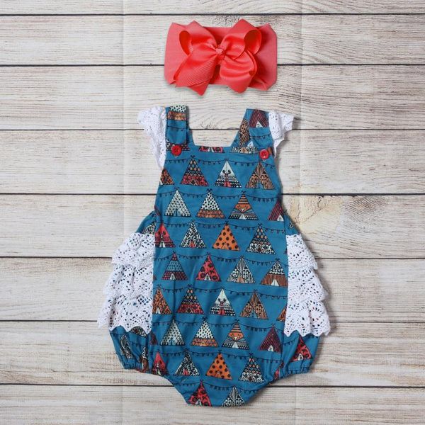 fashion boutique girls summer blue romper triangular tent pattern white lace baby outfit clothes jumpsuits
fashion boutique girls summer blue romper triangular tent pattern white lace baby outfit clothes jumpsuits