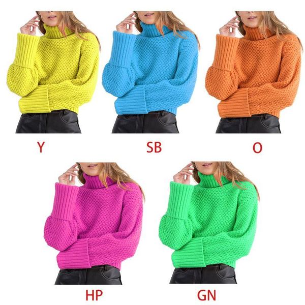 women's sweaters women long sleeve waffle knit sweater turtleneck flourescent neon solid color loose pullover jumper streetwear, White;black
women's sweaters women long sleeve waffle knit sweater turtleneck flourescent neon solid color loose pullover jumper streetwear, White;black
