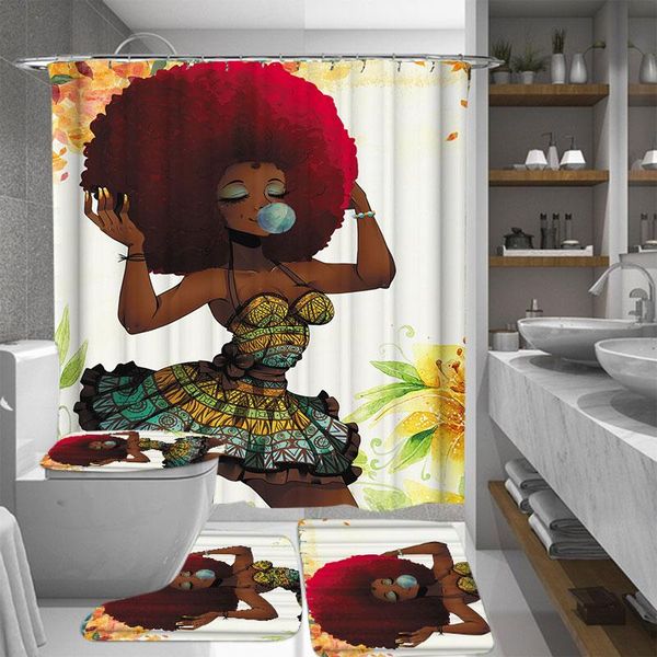 shower curtains african fashion girl printing curtain waterproof polyester bathroom anti-slip bath mat set toilet rugs carpet
shower curtains african fashion girl printing curtain waterproof polyester bathroom anti-slip bath mat set toilet rugs carpet