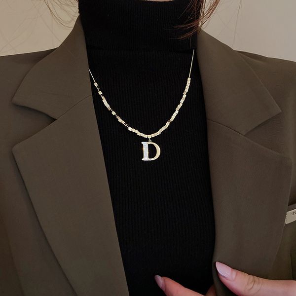 zircon letter d cube necklace ins sweater chain autumn and winter fashion item, Silver
zircon letter d cube necklace ins sweater chain autumn and winter fashion item, Silver